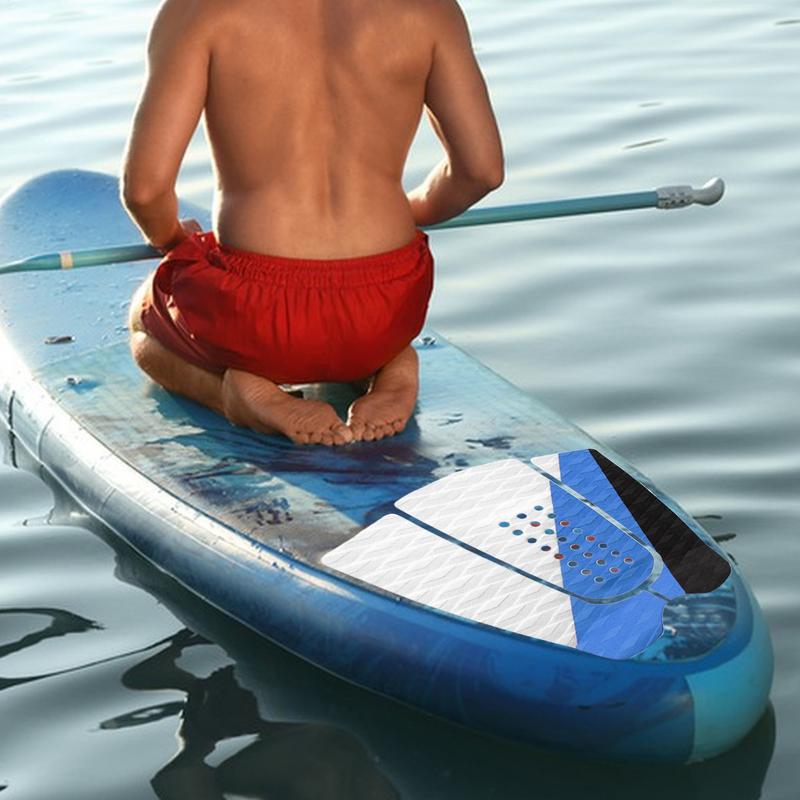 Surf Traction Pad Cushioned Traction Pad For Funboard Anti-Slip Shock Resistant Surfing Gear For Water Sports Kayaking