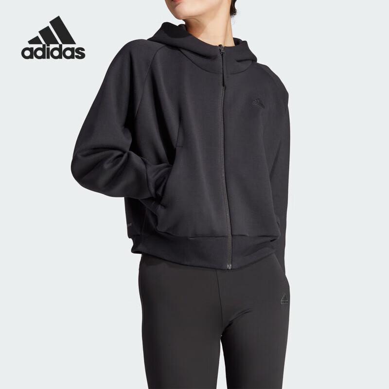 Adidas Женская вязаная спортивная куртка с капюшоном IN5128 M