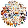 50 Stickers Goat Animal Stickers New Product Personalized DIY Water Cup Decoration Stickers Repeatedly Stickers Waterproof