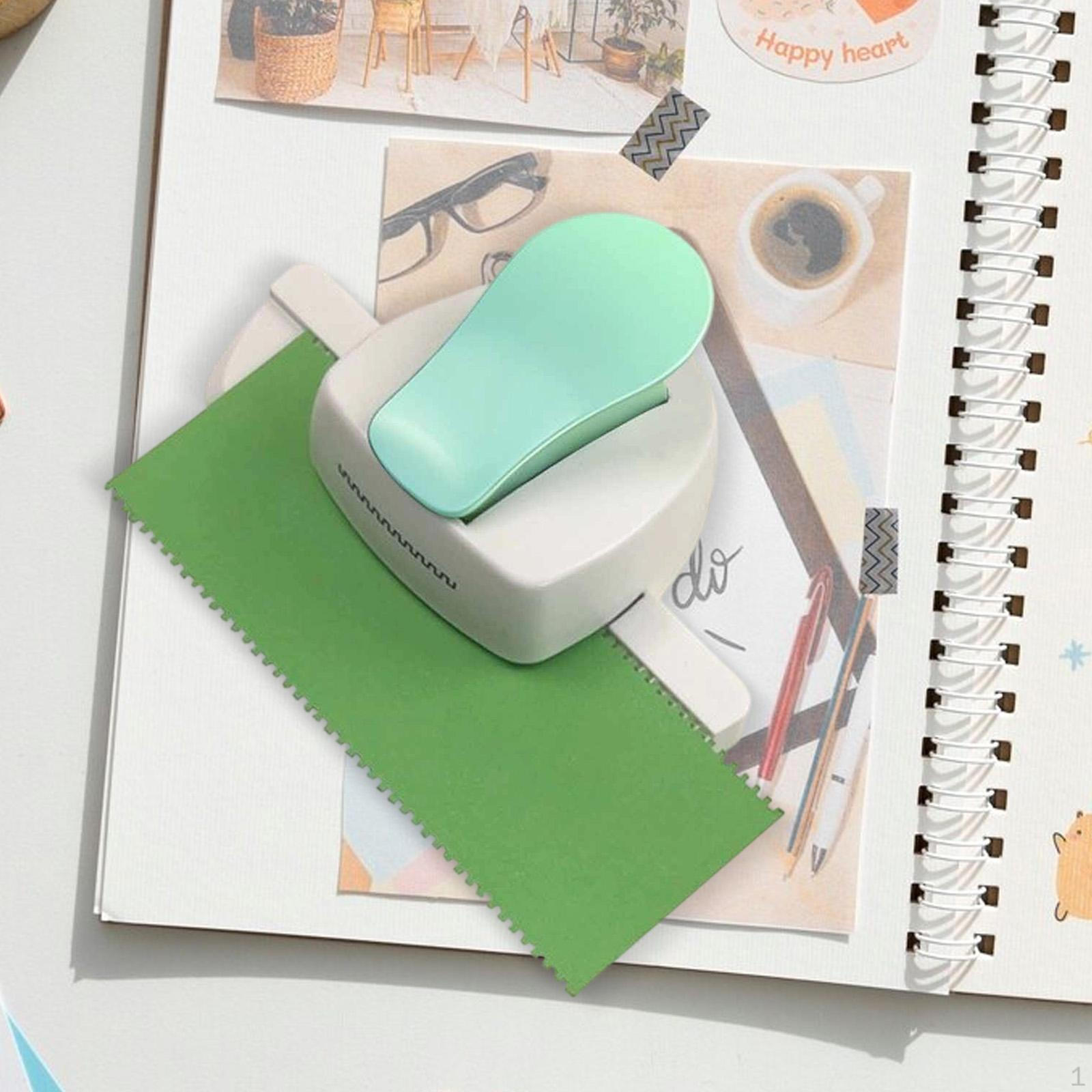 

Creative Border Punch DIY Embossing Scrapbook with Construction And Easy Storage зелёный