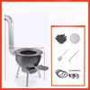 New Sle Rural Home Wood Burning Stove Portable Outdoor Large Pot Stove el Stove Equipment und Pot Stove