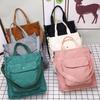 Women's Retro Corduroy Tote - Large Capacity Striped Shoulder or Crossbody Bag