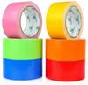 BOMEI PACK Rainbow Color Duct Tape Heavy No Hand Tear Ideal for Arts Color and DIY Projects 6-Pack 50mm15m Duty, Residue, & Waterproof, Packaging, &