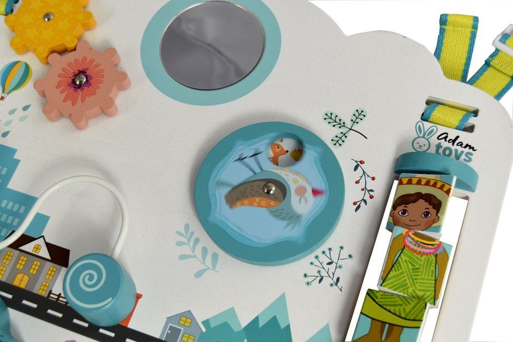 ADAM TOYS ACTIVITY BOARD FOR TODDLERS