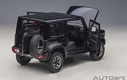 AUTOart 1/18 Scale Suzuki Jimny Sierra (JB74) Black Pearl Finished Model 78508