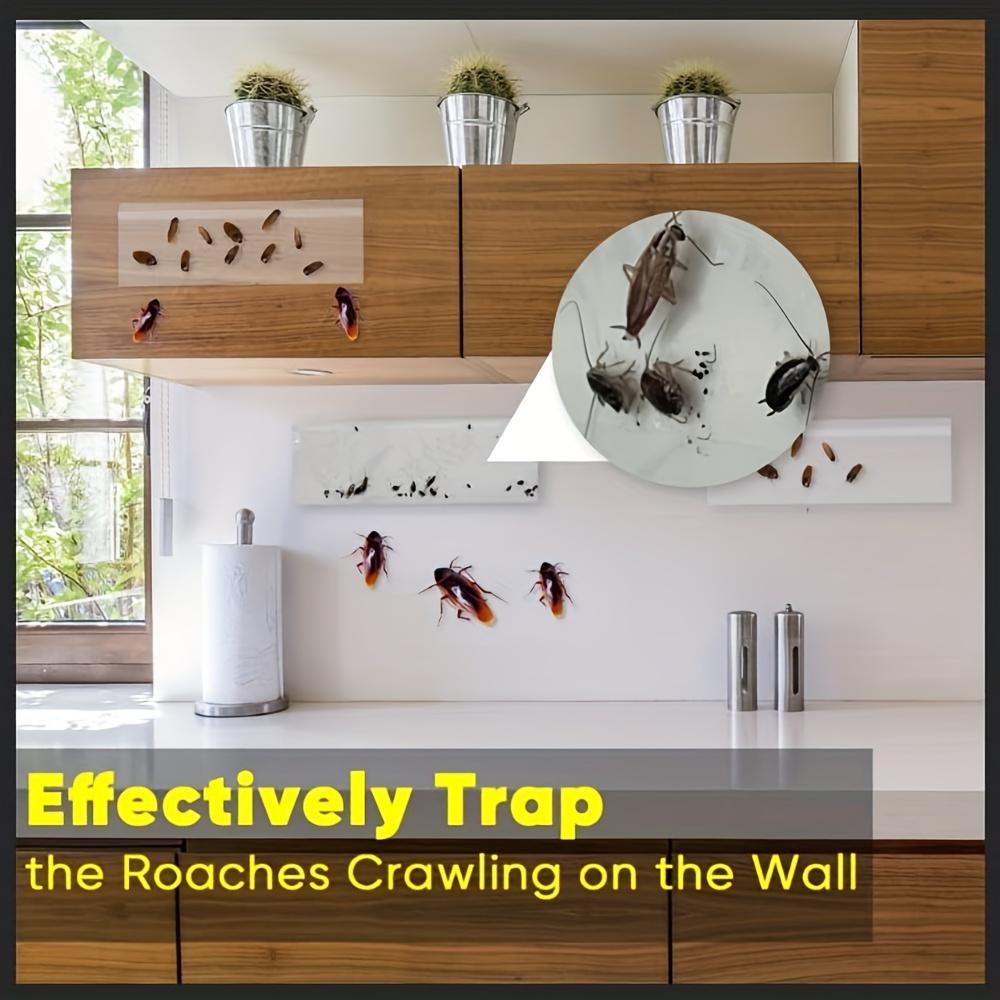 Lot de 10 pièges à mouches pour fenêtre, insectes, punaises, mouches, mouches des fruits, colle adhésive, papier collant, imperméable, application facile, prêt à être jeté, non toxique