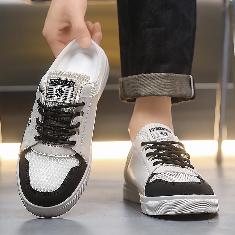 Pánská sportovní obuv Letní nazouváky Neformální pantofle Obuv Nadměrné tenisky pro studenty Sandály Nadměrné