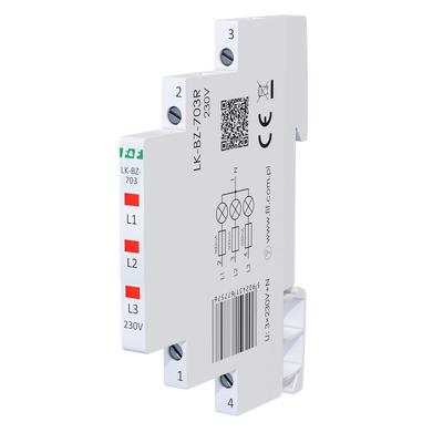Power Indicator Lamp with Protection LK-BZ-703R 1/3S 3X230V 3xLED C