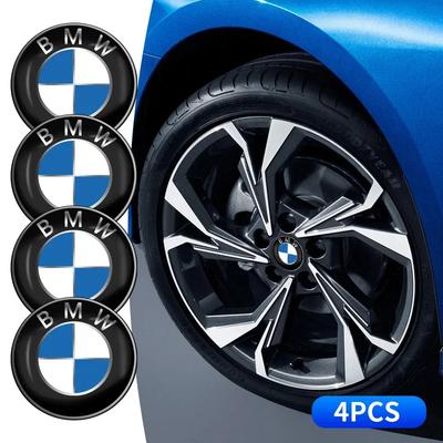 4 Piezas Pegatinas de Tapacubos de Rueda de Coche Pegatina de Llanta Decoración Estilo de Coche Para F07 F34 F10 F20 F48 F39 F30 F25 F26 F15 F16 F22 F32 E90