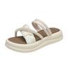 Summer 2025 New Non-slip Beach Cool Slippers Women's Shoes Casual Two Wear Versatile Fashion Platform Slippers