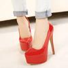 2024 New Elegant Women's Shoes European American Fashion High Waterproof Platform High Heels Ladies Spring Autumn Sexy Pumps