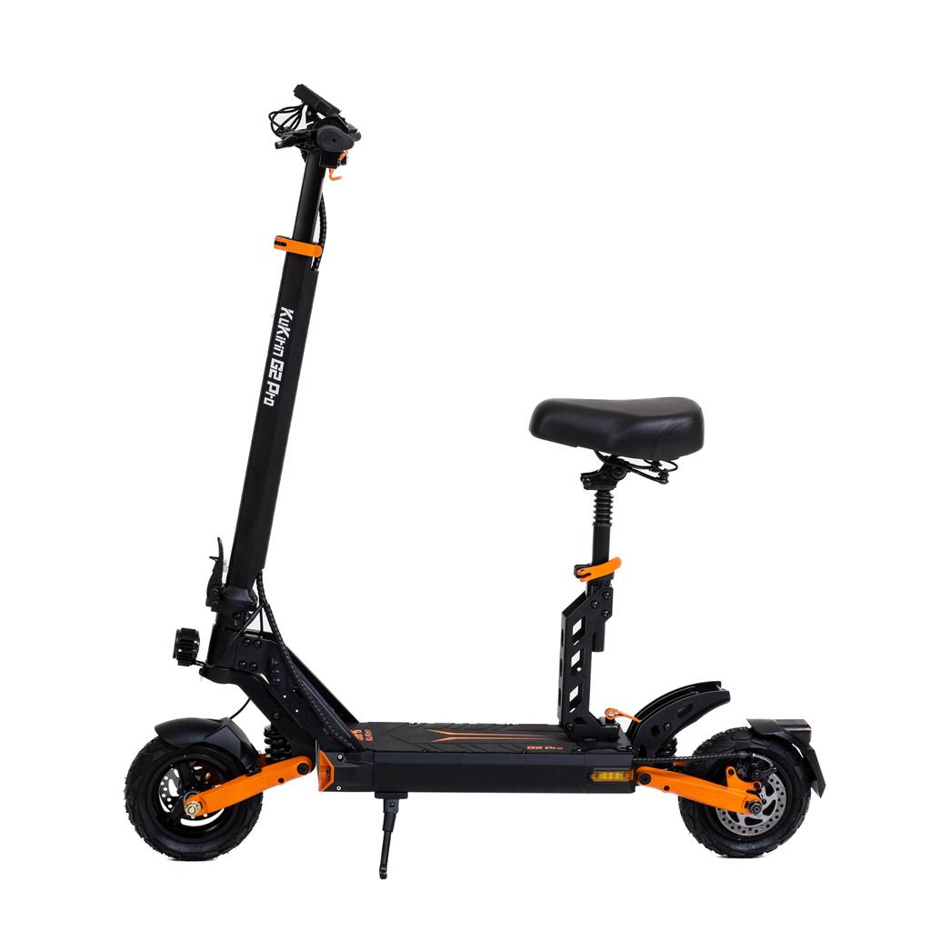 Monopattino Elettrico KuKirin G2 Pro Con Sedile Per Adulti 600W 48V 15.6AH Monopattino Elettrico da Città Pneumatici 9.0x3.0 Pollici Escooter Pieghevole Per Tutti i Terreni