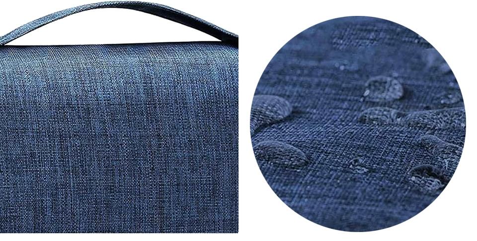 ARDA Men's Travel Cosmetic Bag, Navy Blue