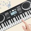 37 Keys Pink Kids Electronic Piano Toy Learning Music Piano Keyboard Toy Interactive   Boys