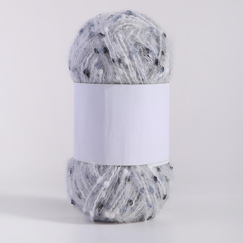 Kolorowa moherowa polarowa ręcznie tkana nić DIY do szalików, czapek, toreb, ubrań i lalek