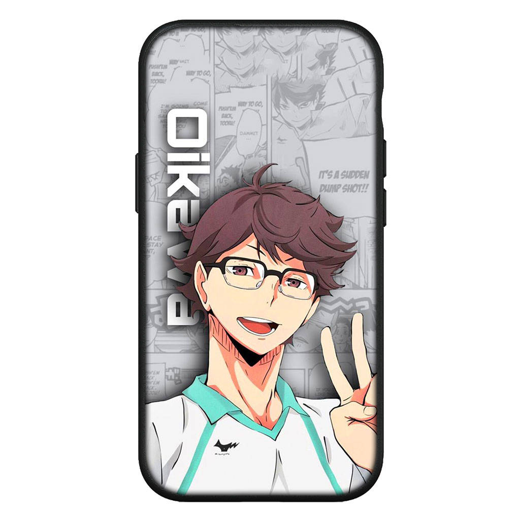 for Samsung Galaxy S24 S23 iPhone 16 15 14 Xiaomi Redmi Note 13 12 11 10 8 Plus 9 Pro Max X XR 14CPhone Case Oikawa Tooru Haikyuu OPPO Huawei Cover