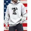 Nieuwe Trendy Hooded Sweatshirt voor Mannen, Casual Dagelijks Drawstring Hooded Sweatshirt Print