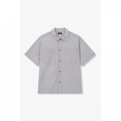 Washed Cotton Half Sleeve Shirt  91m6221223 
