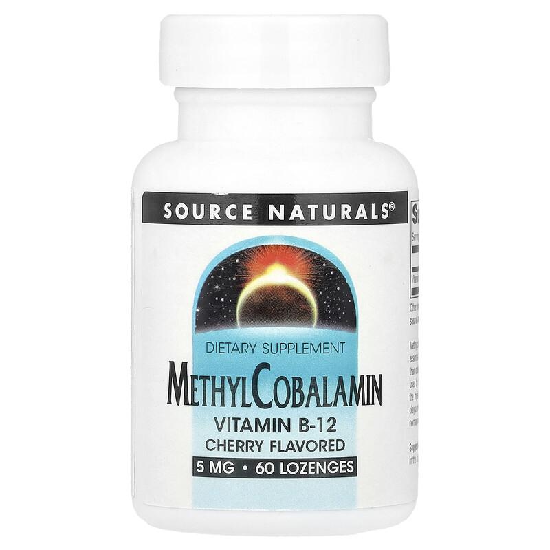 MethylCobalamin, Cherry, 5 Mg, 60 Lozenges