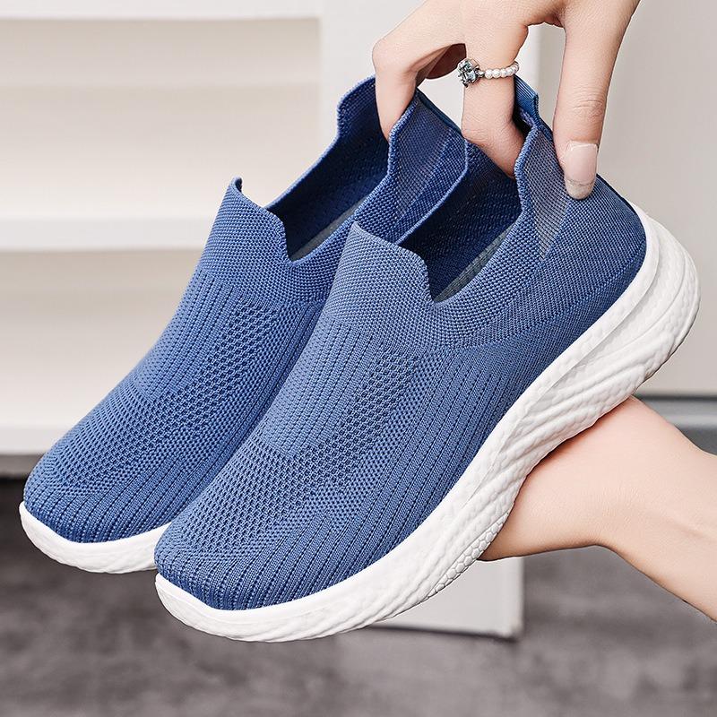 Shoes Women's Shoes Mesh Breathable Mother Shoes New Middle-aged Walking Shoes Old Beijing Cloth Shoes Sports and Leisure Shoes
