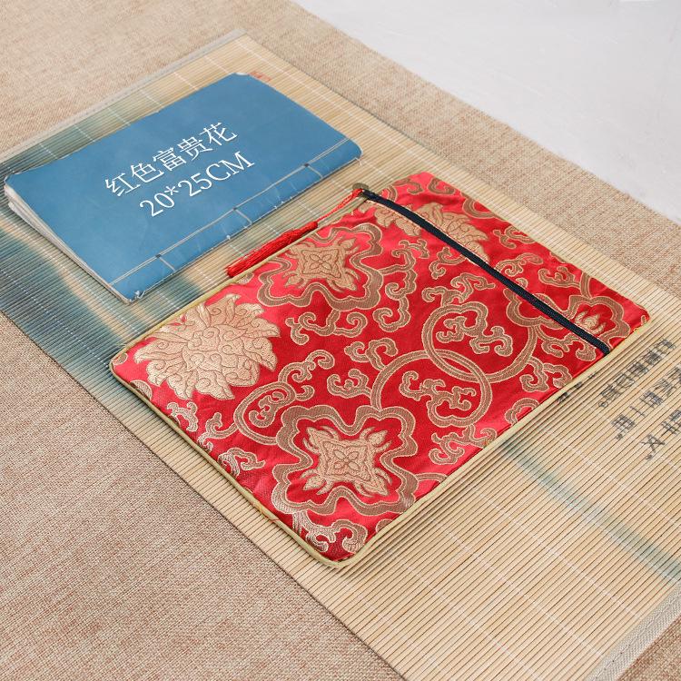 

24x34 Высококачественная буддийская сумка для сутр - Прочный хранитель сокровищ Дхармы 10x19 cm