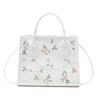 New spring popular printed small square bag simple portable shoulder bag