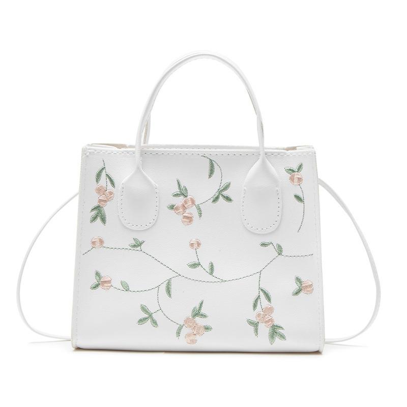 New Spring Popular Printed Small Square Bag Simple Portable Shoulder Bag