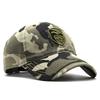 Men'S And Women'S Pure Cotton Camouflage Baseball Cap Outdoor Sports Visor Embroidery Casual Cap
