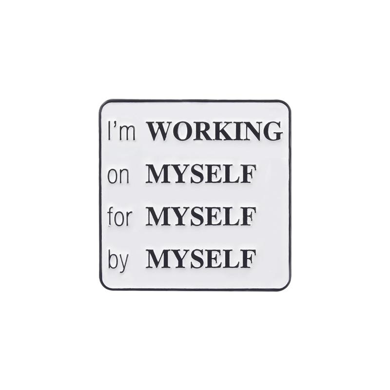 

Pin Trendy Geometric Badge Stylish Brooch For Personalized Fashion Accessories XZ5480