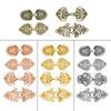 4 Pieces Vintage Sweater Clips Cardigan Clip Shawl Clips Retro Cloak Sweater Clips Antique Swirl Collar Clip Clasps