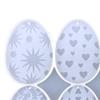 Easter Egg Shape Silicone Key Pendant Model Resin Casting DIY Crafts Handcraft