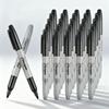 12pcs Permanent Marker Set, Quick Drying and Fade Resistant Fine Dot Marking, Suitable for Wood, Plastic, Paper, Metal, Etc.