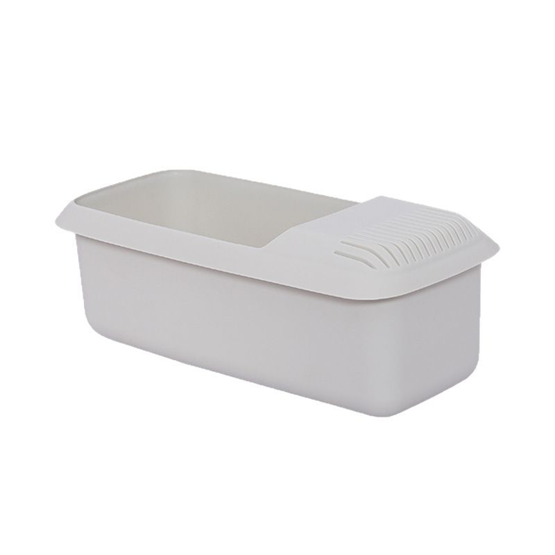 

1PCS Plastic Pasta Box Microwave Noodles Pasta Cooker With Strainer Eco Friendly Spaghetti Vegetable Steamer Kitchen Supplies белый