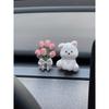 Cute Puppy Car Air Freshener, Car Vent Decoration, Tulip Ornament, Creative Car Interior Accessory, Fragrance Perfume