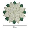 Christmas Placemat Dinner Plate Pad Winter Table Mat for Cafe Home Kitchen