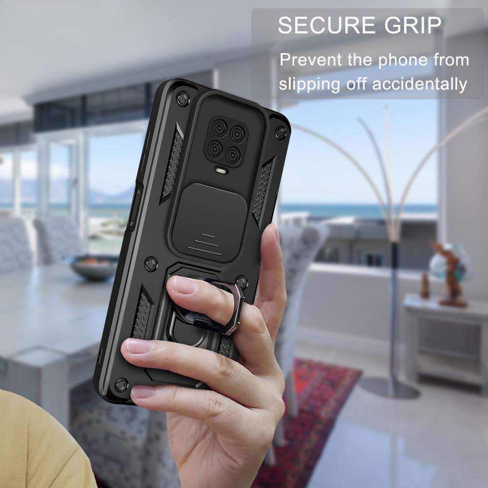 Shockproof Armor Case For Redmi Note 9s 9Pro Max Car Holder Phone Cover Camera Lens Protection Fundas For Redmi Note9