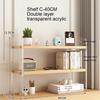 Desktop Storage Rack Office Supplies Organizers 3 Layers Acrylic Bookshelf Desk Holder Dormitory Book Shelf Kitchen Storage Rack