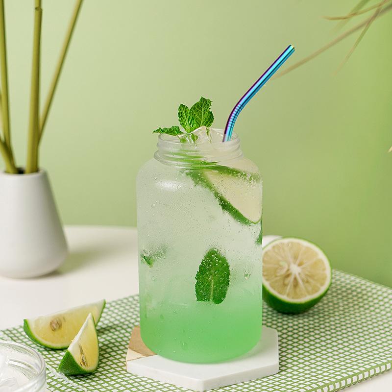 1SET/7PCS Stainless Steel Cutlery Set Straw Knife, Fork Spoon Chopsticks Outdoor Camping Travel Portable Tableware