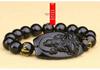 Obsidian Zodiac Guardian Buddha Bracelet for Couples – Guanyin & Eight Gods, Unisex