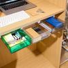 Clear Under Desk Drawer Large Storage Table Bottom Organizer Stationery Storage Tray Office Desk