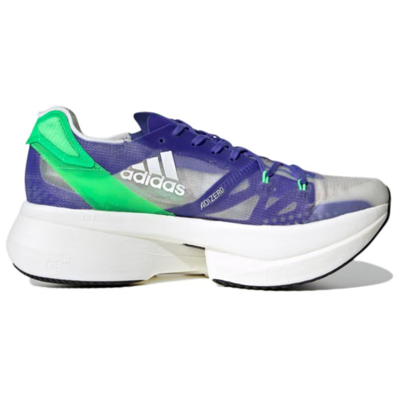 adidas Adizero Prime X 'Sonic Ink Screaming Green' Sneakers FZ2476