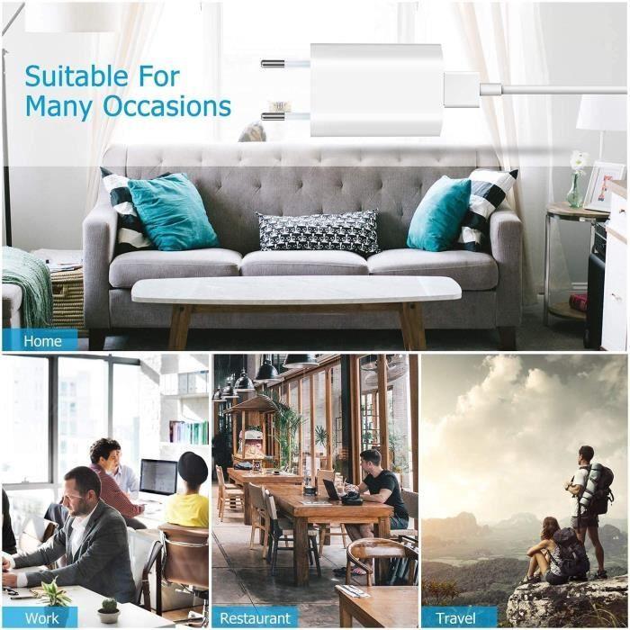 Chargeur - Everdigi - 5W - Blanc - 1m - 2 Pack