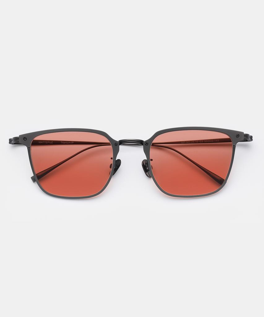 Maeteupeojeu Mp-10 Titanium Red Sunglass Darksilver