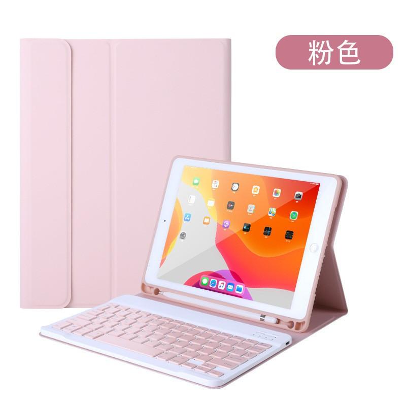 Slim Bluetooth Keyboard Case With Touchpad IPad 10.9 10.2 9.7 11 Pro Air Mini Magnetic Sleep/Wake Portable Cover In Pink