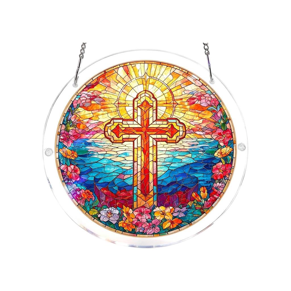 Acrylic Puzzle Suncatcher 83 Pieces, Wisteria In Glasslight Sun Catchers Puzzle, DIY SunCatchers Puzzles Window Hanging, Home & Garden Decor, 7.4 In