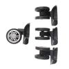 2 Pair Case Luggage Universal Wheels Trolley Case Wheel Repair Parts Accessories