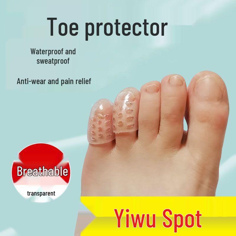 Breathable Silicone Toe Protectors: Anti-Wear, Anti-Sweat, Toe Separators for Comfort In Shoes.