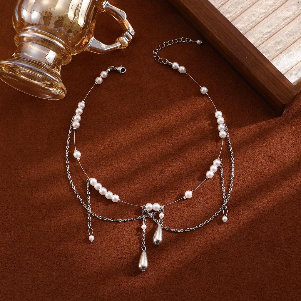 Unisex Cyberpunk Multi-layer Cross Necklace – European & American Design