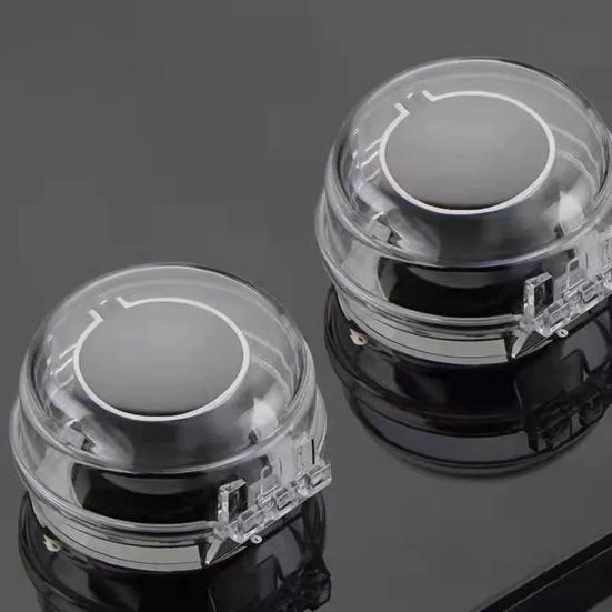 2/3/4Pcs Transparent Stove Knob Safety Cover Heat Resistant Dustproof Baby Proof Universal Kitchen Oven Lock Gas Stove Knob Safety Guard Protector