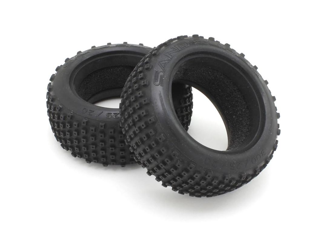 Kyosho Vorderreifen mit Blockprofil 50x83x30mm Mittel OTT245M (2er-Pack/Optima Mid)